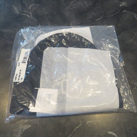 Coach Black 1941 Ribbed Knit Beanie – New With Tags – One Size (B2) - Picture 8 of 8